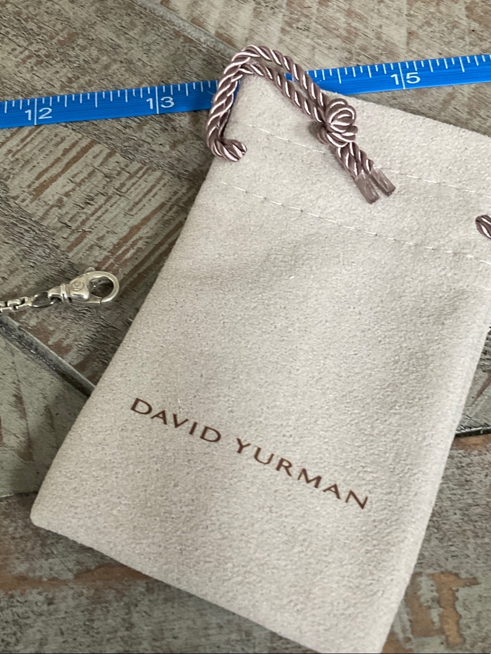 David Yurman Silver Box Chain Bracelet with Lobster Clasp - Picture 5 of 5